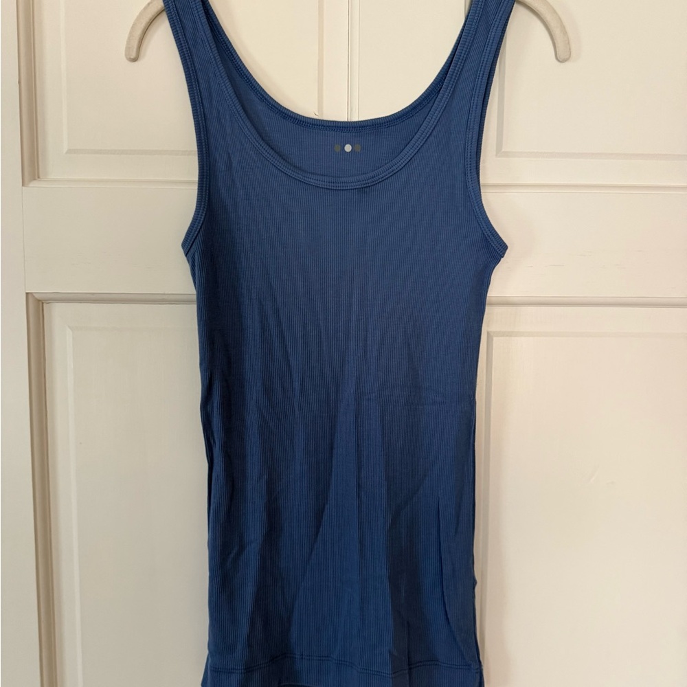 Three Dot Women’s Blue Tank Top - Medium